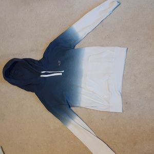 Blue and white Hollister hoodie. Size XXS, in junior's, girls.